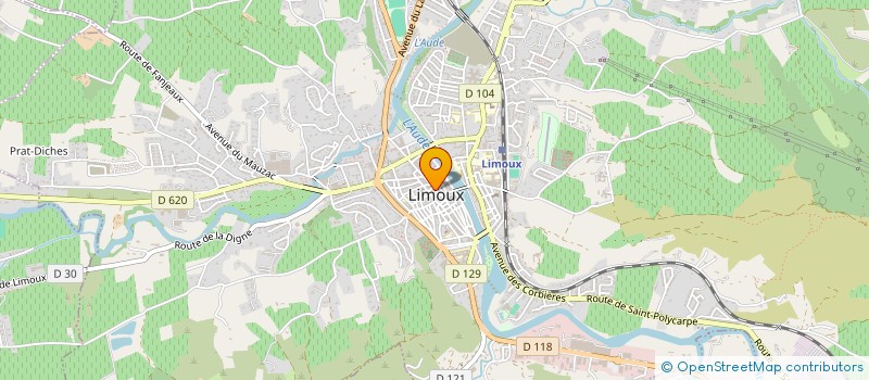 localisation de l'entreprise LA TANTINA  LIMOUX