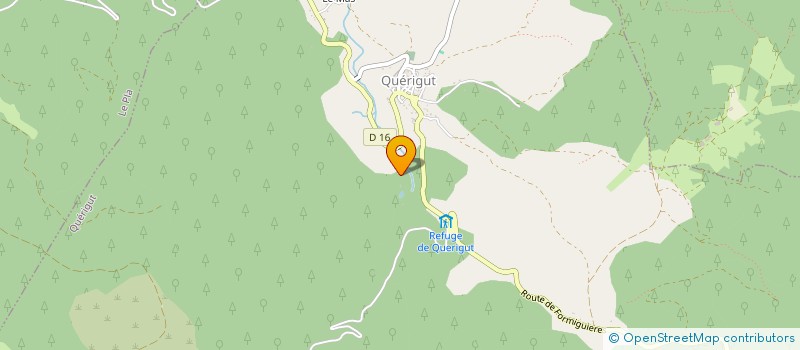localisation de l'entreprise LA TAPLE DE CABALRAGNIERES à QUERIGUT