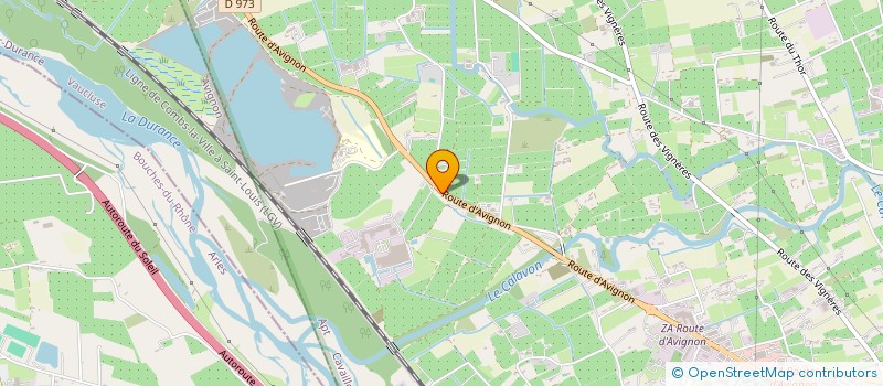 localisation de l'entreprise LA TAPY  CAVAILLON