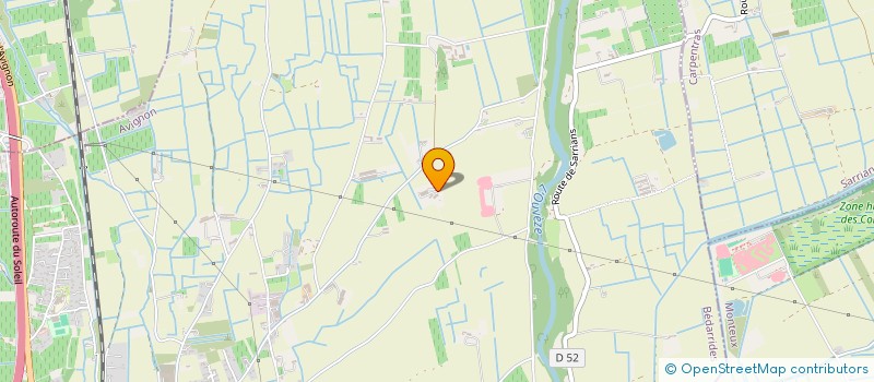 localisation de l'entreprise LA TAPY  BEDARRIDES