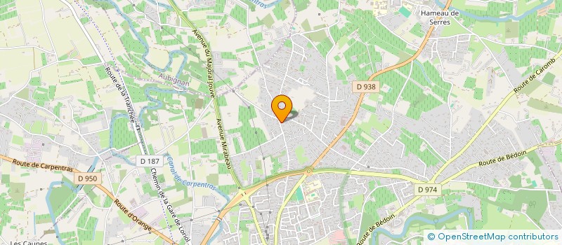 localisation de l'entreprise LA TAPY HP 1  CARPENTRAS