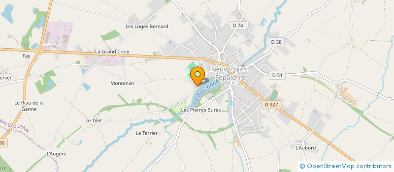localisation de l'entreprise LA TARBASSE à NEUVY-SAINT-SEPULCHRE