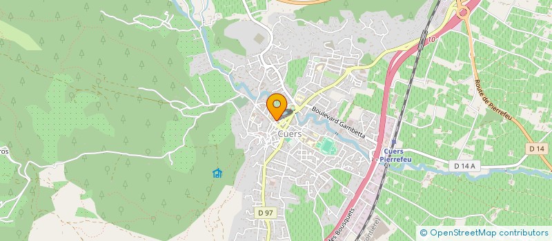 localisation de l'entreprise LA TARENTE à CUERS