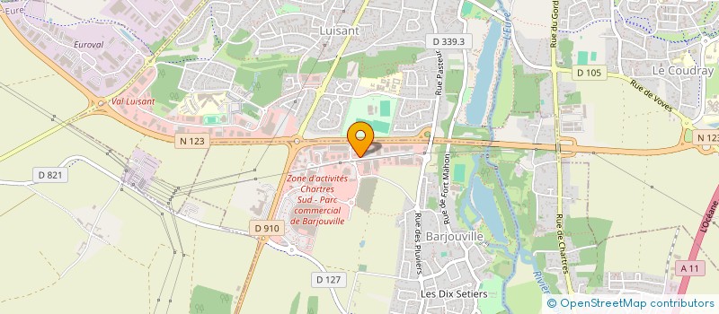 localisation de l'entreprise LA TARENTELLE à BARJOUVILLE