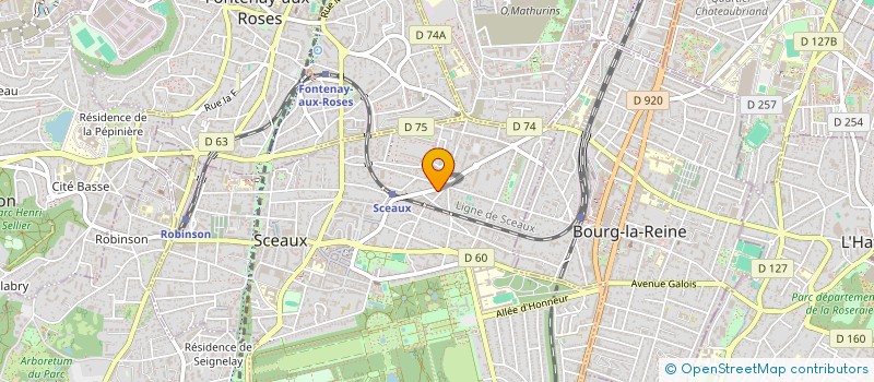 localisation de l'entreprise LA TARLATANE à SCEAUX