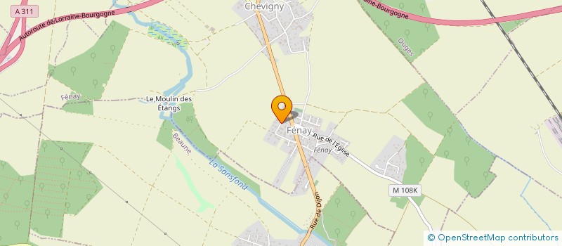 localisation de l'entreprise LA TARMINE  FENAY