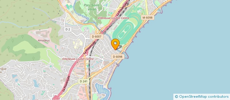localisation de l'entreprise LA TARTANE à VILLENEUVE-LOUBET