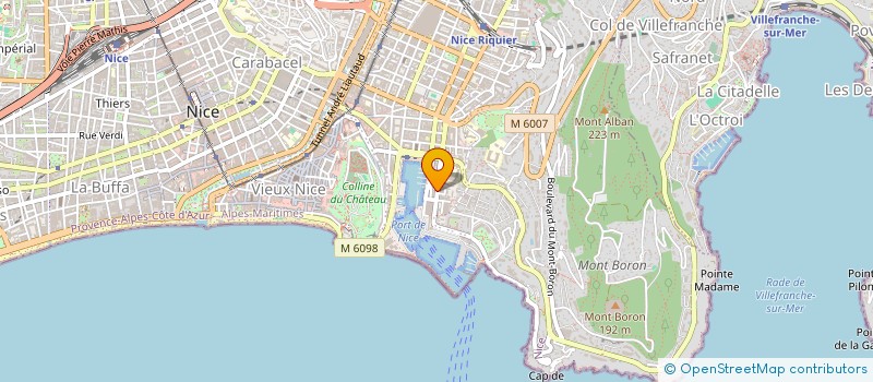 localisation de l'entreprise LA TARTANE à NICE
