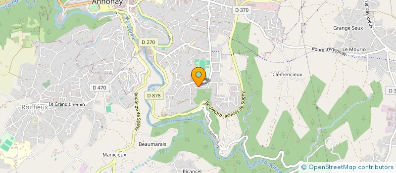 localisation de l'entreprise LA TARTARIE PRODUCTIONS  ANNONAY