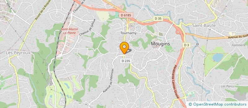 localisation de l'entreprise LA TARTE MOUGINOISE à MOUGINS