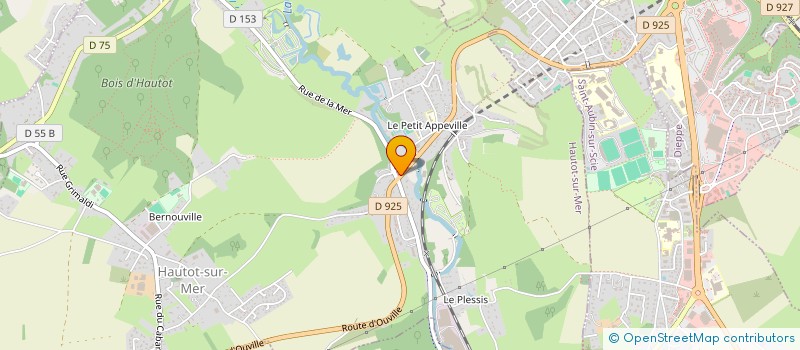 localisation de l'entreprise LA TARTE NORMANDE  HAUTOT-SUR-MER