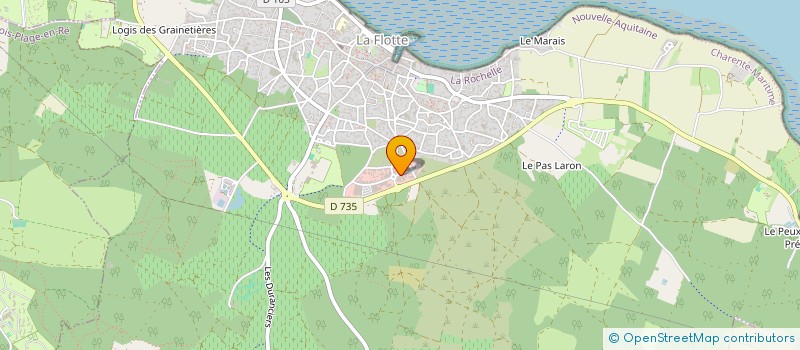 localisation de l'entreprise LA TARTENTIERE  LA FLOTTE