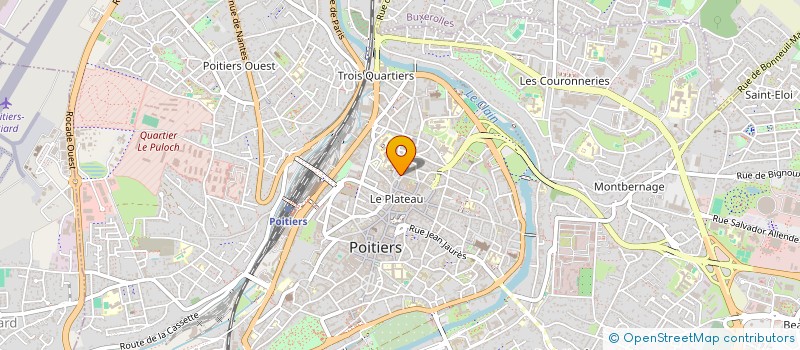 localisation de l'entreprise LA TARTERIE  POITIERS