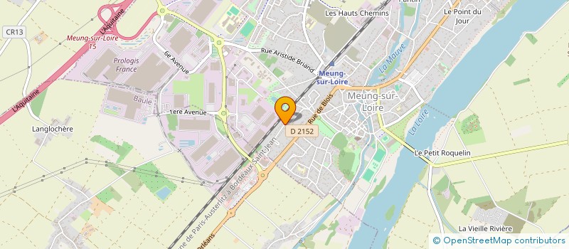 localisation de l'entreprise LA TARTERIE DE TOM à MEUNG-SUR-LOIRE