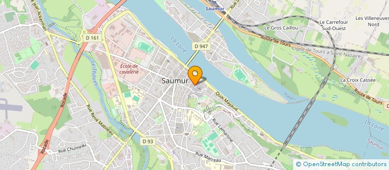 localisation de l'entreprise LA TARTINE GOURMANDE à SAUMUR