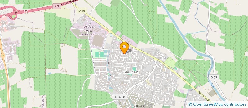 localisation de l'entreprise LA TARTUGA 34  SAUVIAN