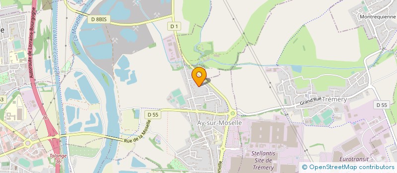 localisation de l'entreprise LA TASSINNOISE  AY-SUR-MOSELLE
