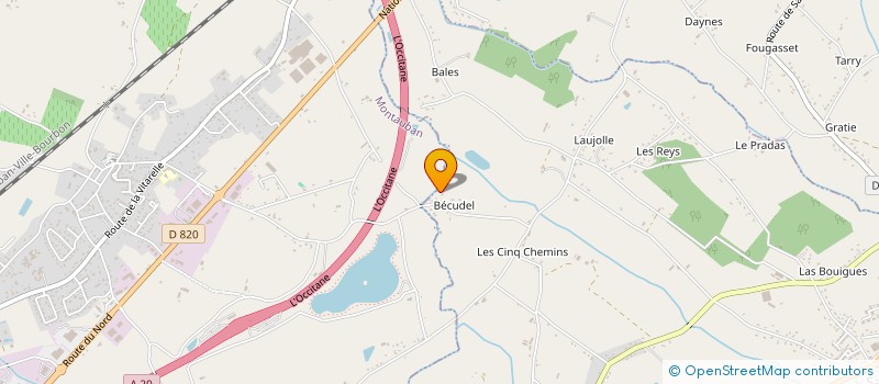 localisation de l'entreprise LA TAUGE  SAINT-ETIENNE-DE-TULMONT