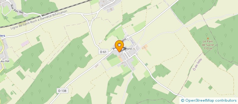 localisation de l'entreprise LA TAUPE  NAMPS-MAISNIL