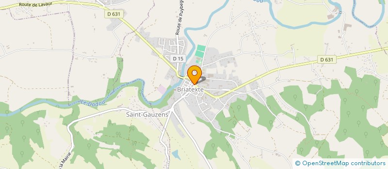 localisation de l'entreprise LA TAVERNA  BRIATEXTE