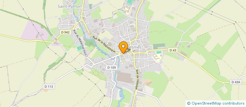 localisation de l'entreprise LA TAVERNE à SOLESMES