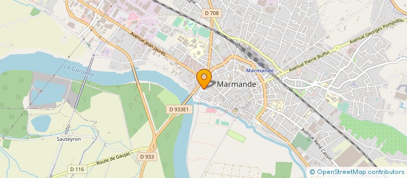 localisation de l'entreprise LA TAVERNE  MARMANDE