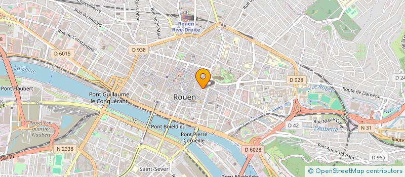 localisation de l'entreprise LA TAVERNE à ROUEN