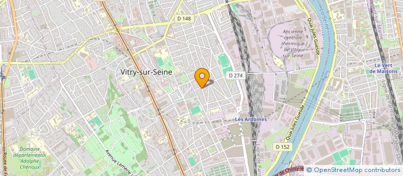 localisation de l'entreprise LA TAVERNE à VITRY-SUR-SEINE