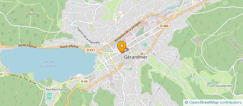 localisation de l'entreprise LA TAVERNE à GERARDMER