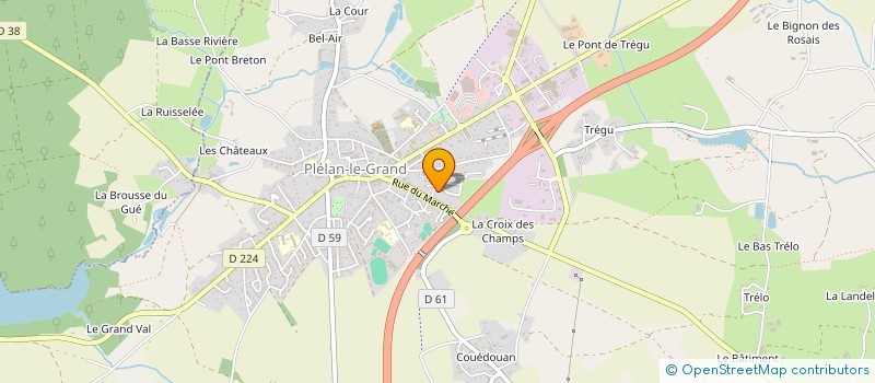 localisation de l'entreprise LA TAVERNE  PLELAN-LE-GRAND