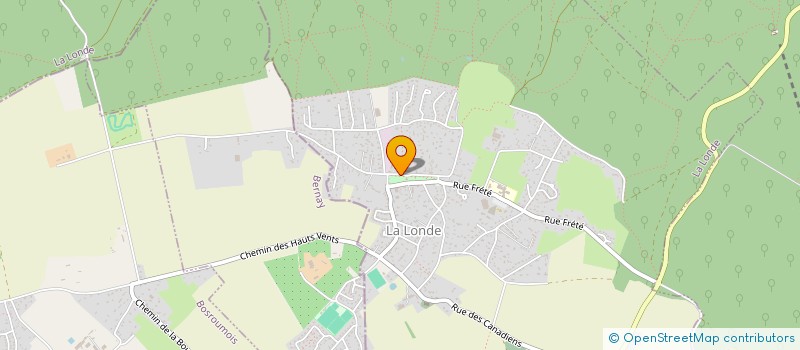 localisation de l'entreprise LA TAVERNE  LA LONDE