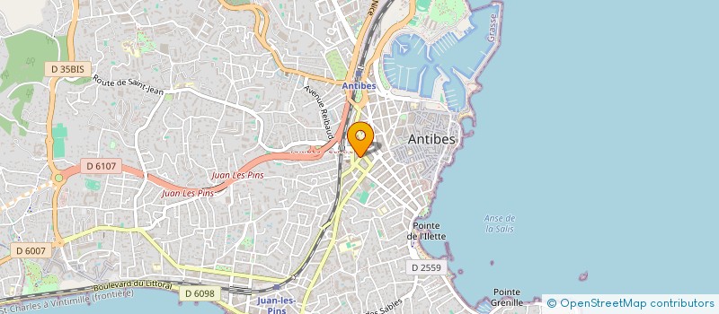 localisation de l'entreprise LA TAVERNE ANTIBOISE à ANTIBES