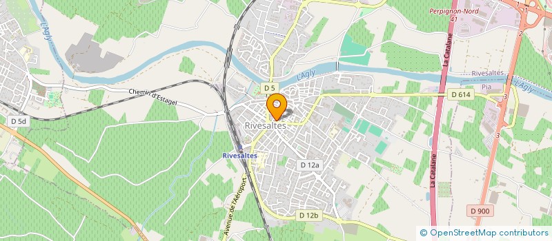 localisation de l'entreprise LA TAVERNE BRETONNE  RIVESALTES