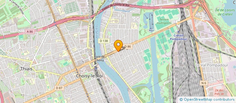 localisation de l'entreprise LA TAVERNE DE CHOISY  CHOISY-LE-ROI