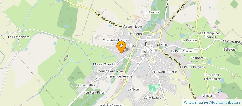 localisation de l'entreprise LA TAVERNE DE LORRIS  LORRIS