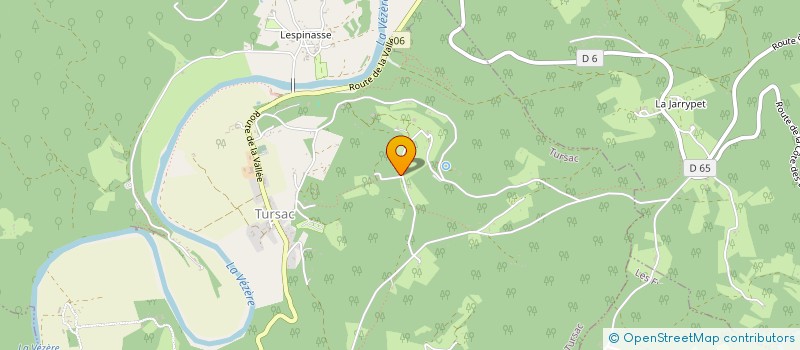 localisation de l'entreprise LA TAVERNE DES BISONS  TURSAC