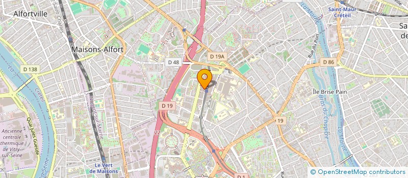 localisation de l'entreprise LA TAVERNE DES ILES  CRETEIL