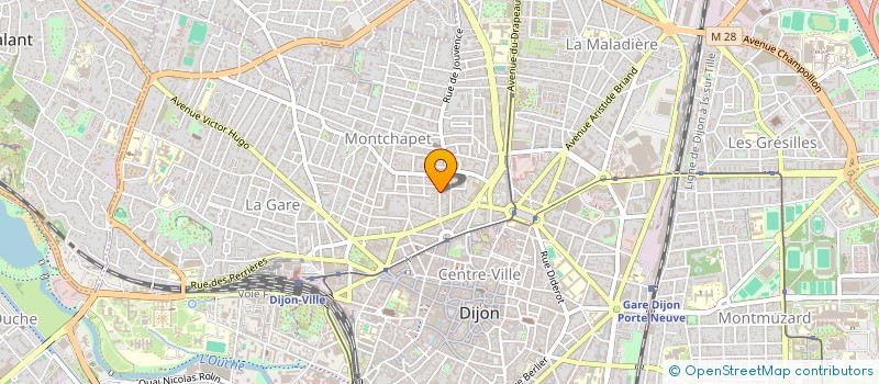 localisation de l'entreprise LA TAVERNE DU CHAOS  DIJON