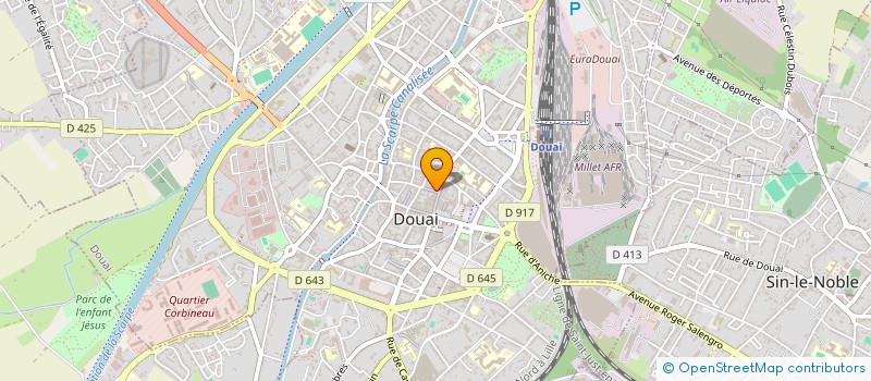 localisation de l'entreprise LA TAVERNE DU TANUKI à DOUAI