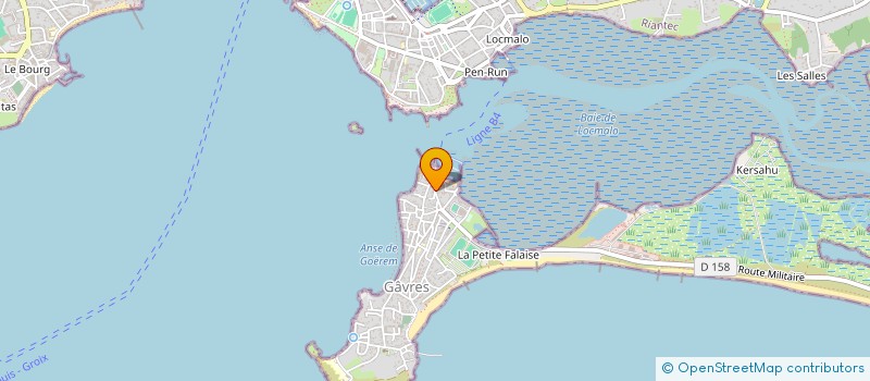 localisation de l'entreprise LA TAVERNE LE GOFF ET CONSORTS  GAVRES
