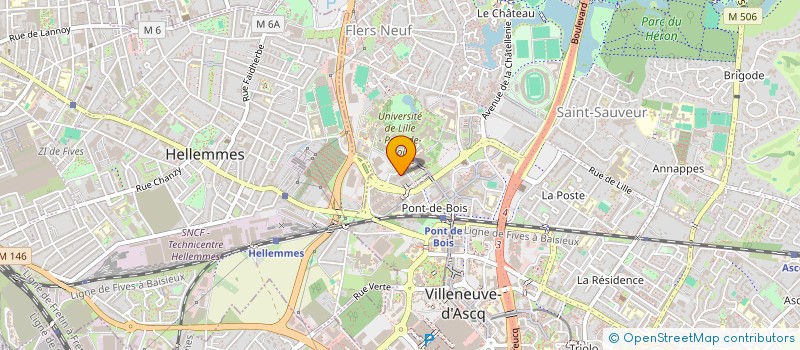 localisation de l'entreprise LA TAVERNE OUBLIEE  VILLENEUVE-D'ASCQ