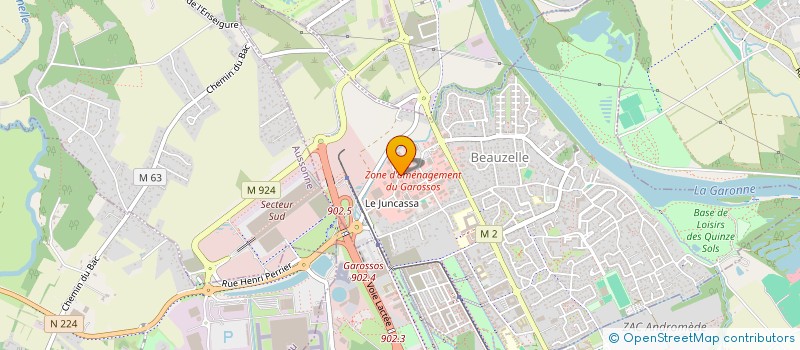 localisation de l'entreprise LA TCA  BEAUZELLE