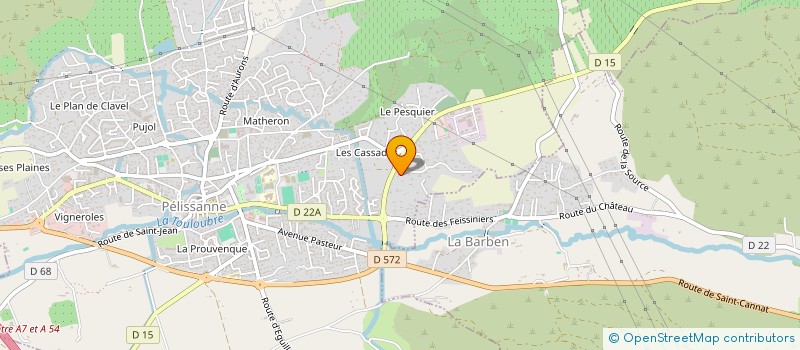 localisation de l'entreprise LA TCHAP  PELISSANNE