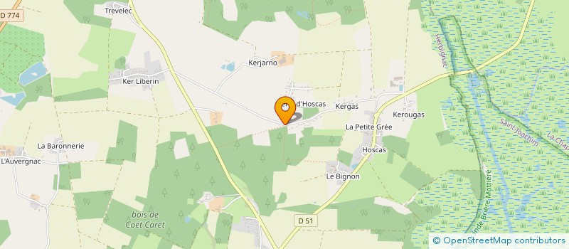 localisation de l'entreprise LA TEAM 4'DETTE  HERBIGNAC