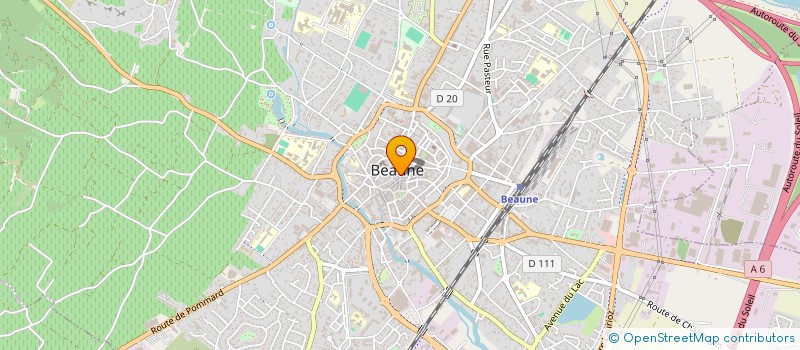 localisation de l'entreprise LA TEAM à BEAUNE