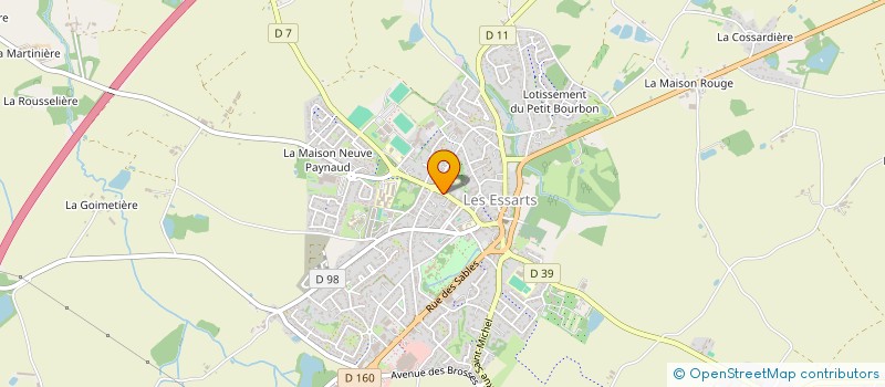 localisation de l'entreprise LA TEAM ARRIVE à L' OIE