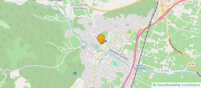 localisation de l'entreprise LA TEAM CUERSOISE  CUERS