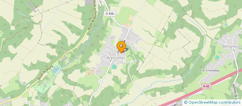 localisation de l'entreprise LA TEAM DE MELINE à BRESSOLLES