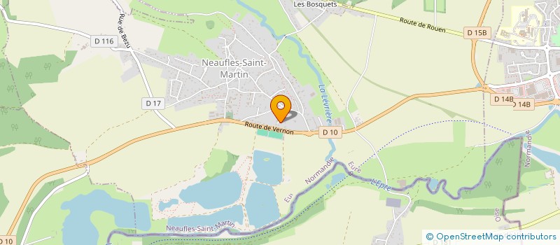 localisation de l'entreprise LA TEAM DE NEAUFLES  NEAUFLES-SAINT-MARTIN