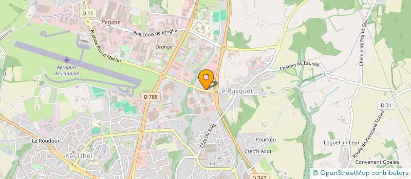 localisation de l'entreprise LA TEAM DECO  LANNION